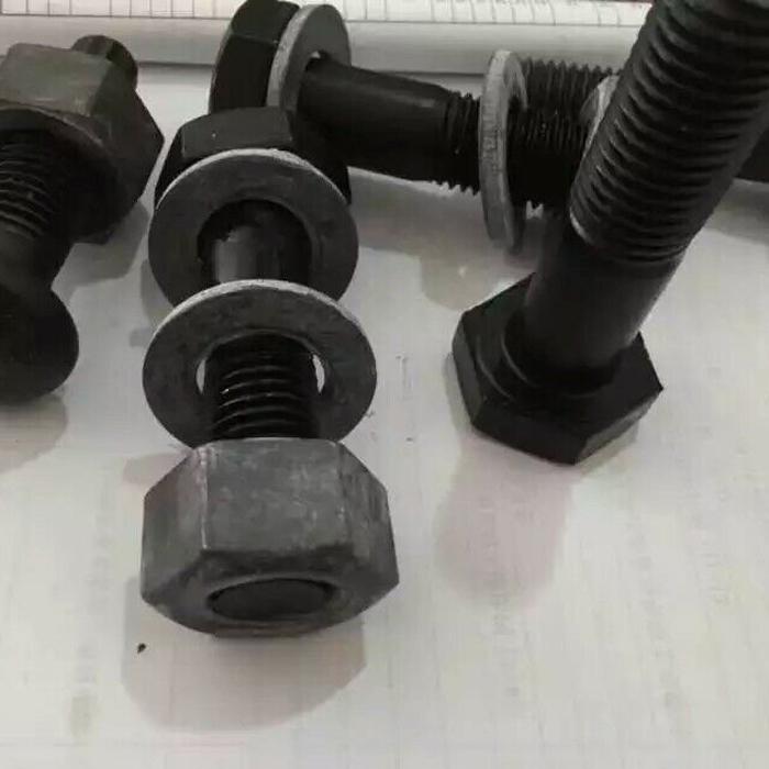 邯鄲市廠家直銷(xiāo) 鋼結(jié)構(gòu)螺栓 連接副GB1228 M22*80-150-10.9級(jí)調(diào)質(zhì)螺栓圖片_高清圖_細(xì)節(jié)圖-邯鄲市尚鼎緊固件制造 -