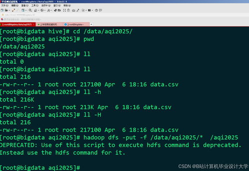 基于Hadoop、Spark與Hive的空氣質(zhì)量預(yù)測與分析可視化系統(tǒng)設(shè)計(jì)與實(shí)現(xiàn)